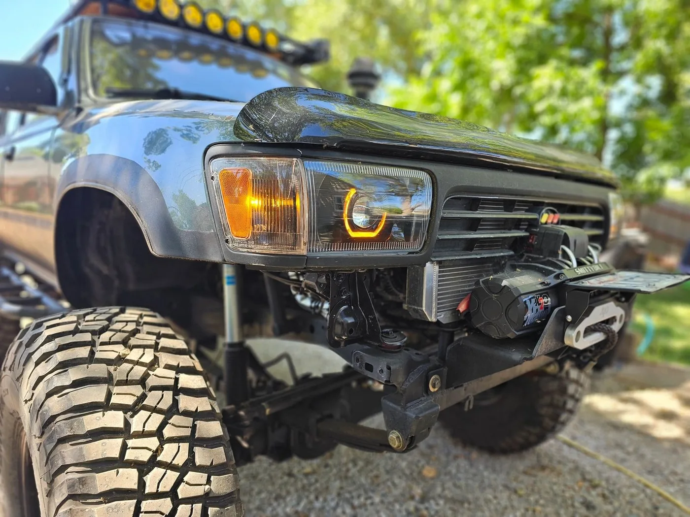 2nd gen 4Runner headlights! The Sinister LED projector.