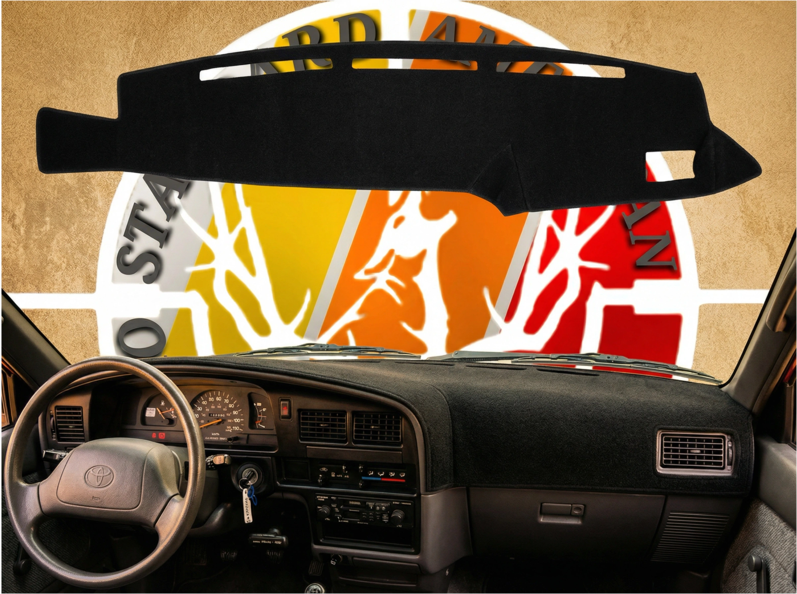 High quality DASH MAT for 2nd gen 4runners and 3rd gen Toyota pickups!! photo 3