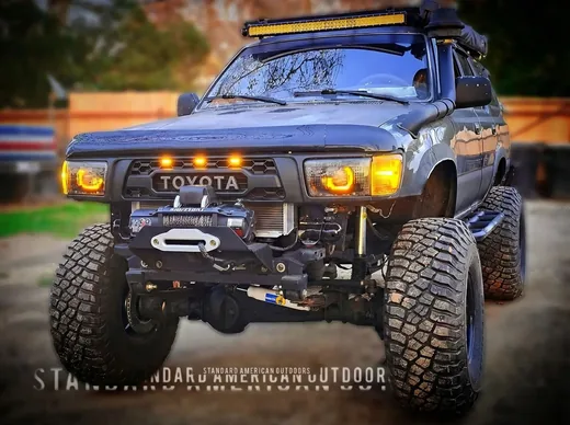2nd gen 4Runner with TRD PRO style grille installed