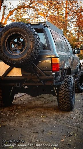 2nd Gen 4Runner with Standard American Outdoors' 3 inch lift kit