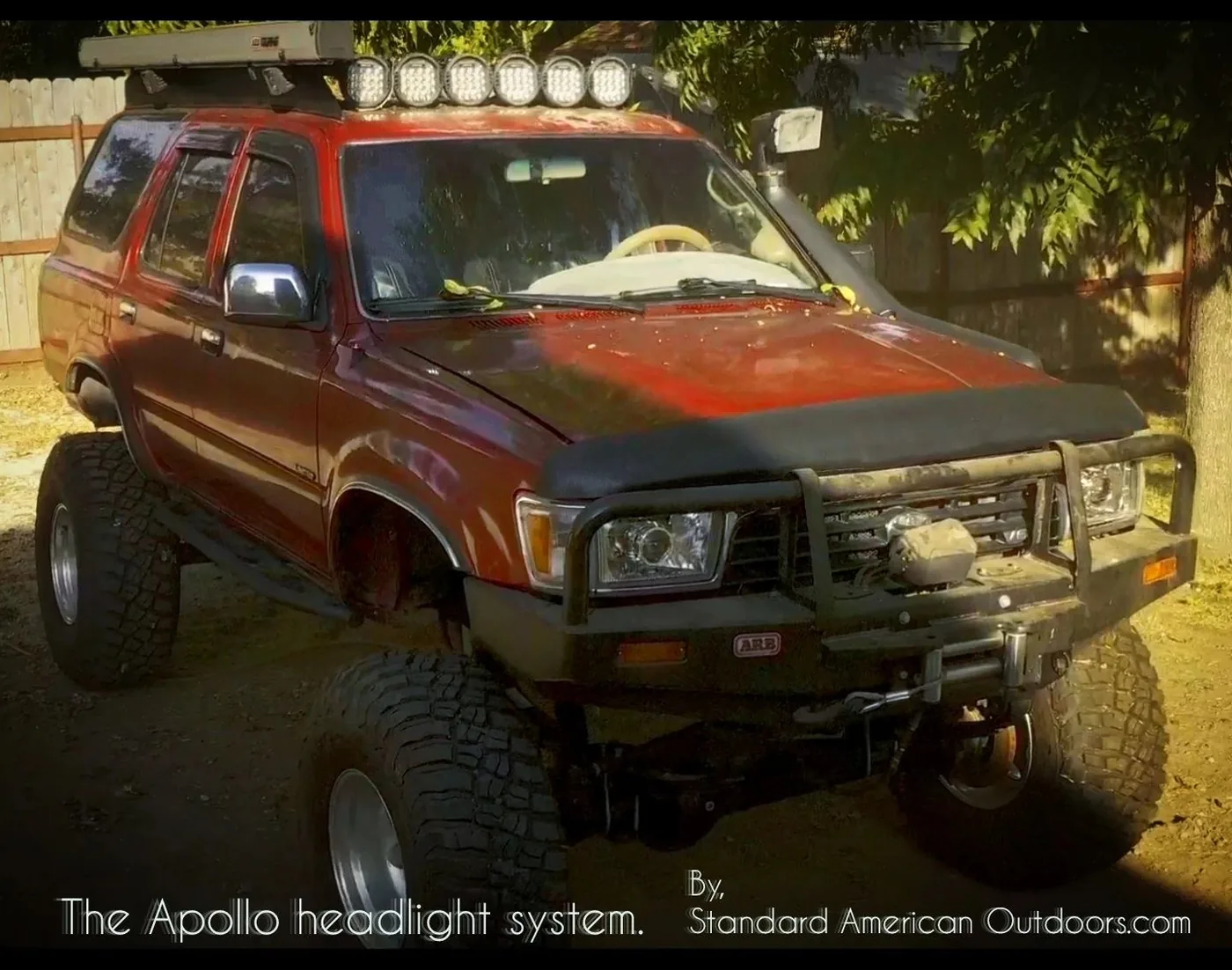 Apollo LED Projector Headlights for 92-95 4Runners. photo 2