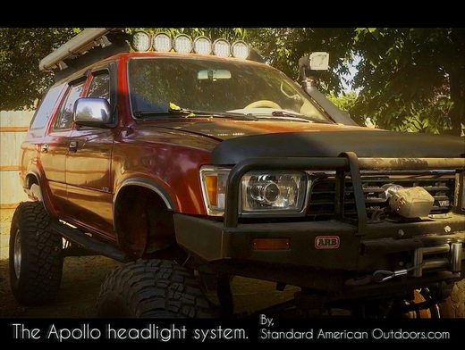 Apollo LED Projector Headlights for 92-95 4Runners.