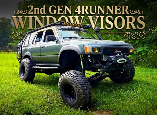 1990-1995 Toyota 4Runner with SAO rain visors installed